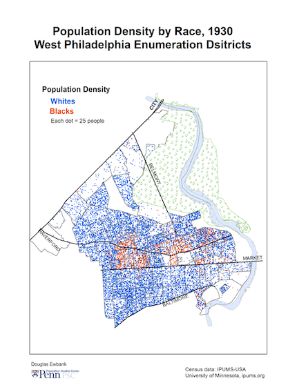 West Philadelphia Collaborative History Population Density By Race 1930 West Philadelphia